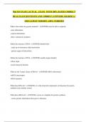 Biol 181 EXAM 2 ACTUAL   EXAM   WITH 100&percnt; RATED CORRECT   REAL EXAM QUESTIONS AND CORRECT ANSWERS&vert; GRADED A&plus; &vert;2025 LATEST VERSION &vert; 100&percnt; VERIFIED