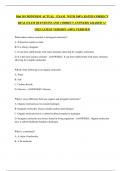 Biol 181 MIDTERM  ACTUAL   EXAM   WITH 100&percnt; RATED CORRECT   REAL EXAM QUESTIONS AND CORRECT ANSWERS&vert; GRADED A&plus; &vert;2025 LATEST VERSION &vert; 100&percnt; VERIFIED