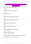 NUTR 331 Actual Exam Questions with 100&percnt; Correct Answers