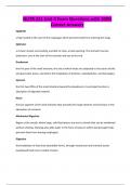 NUTR 331 Unit 4 Exam Questions with 100&percnt; Correct Answers