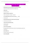 NUTR 331 Unit 8 Exam Questions with 100&percnt; Correct Answers