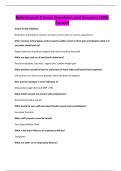 PEAT 2 EXAMS BUNDLE&comma; ALL WITH QUESTIONS AND ANSWERS