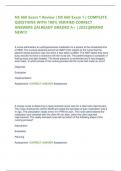 NS 660 Exam 1 Review &vert; NS 660 Exam 1 &vert; COMPLETE QUESTIONS WITH 100&percnt; VERIFIED CORRECT ANSWERS &vert;&vert;ALREADY GRADED A&plus; &vert; 2025&vert;&vert;BRAND NEW&excl;&excl;&excl;