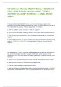 NS 660 Exam 1&comma;2 and 3 Review&vert; Detailed