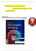 TEST BANK - Keltners Psychiatric Nursing&comma; 9th Edition &lpar;Steele&rpar;&comma; Chapters 1 - 36 &vert; All Chapters Complete
