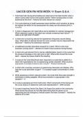 UACCB GEN RN HESI WEEK 11 Exam Q & A