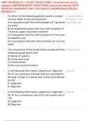 CMN 548 MODULE 1 STUDY QUESTIONS &vert; newest&sol;most recent update&vert;COMPREHENSIVE QUESTIONS &lpar;frequently tested&rpar; WITH VERIFIED ANSWERS &lpar;100&percnt; ACCURATE ANSWERS&rpar;&vert;ALREADY GRADED A&plus;