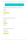 Praxis 5904 Practice Questions and Answers Latest Version 100&percnt; Pass