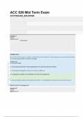 ACC 526 Mid Term Exam