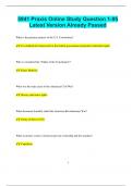 5941 Praxis Online Study Question 1-95  Latest Version Already Passed
