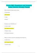 Praxis 5941 Questions and Answers Latest Version Already Passed