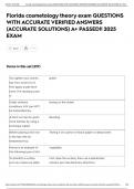 Florida cosmetology theory exam QUESTIONS WITH ACCURATE VERIFIED ANSWERS &lpar;ACCURATE SOLUTIONS&rpar; A&plus; PASSED&excl;&excl; 2025 EXAM
