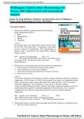  Clayton&rsquo;s Basic Pharmacology for Nurses &lpar;19th Edition&rpar; &ndash; Complete Test Bank with Answers &vert; NCLEX and Nursing Exam &semi;It includes multiple-choice&comma; multiple-response&comma; and completion questions with detailed answer keys and rationales for every chapter