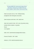 Portage BIOD 351 Gastroenterology Exam Questions with Correct Verified Answers Latest Update &lpar;2025&sol;2026&rpar; Guaranteed Pass