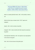 Portage BIOD 351 Exam 1 Questions with Correct Verified Answers Latest Update &lpar;2025&sol;2026&rpar; Guaranteed Pass