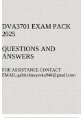 DVA3701 Exam pack 2025&lpar;Development Theories&rpar;