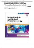 Test Bank for Introduction to Clinical Pharmacology 11th Edition by Visovsky &lpar;All Chapters Included&rpar;&period; Newest Version already graded A&plus;