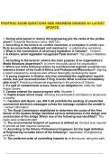 PROPRAC EXAM QUESTIONS AND ANSWERS GRADED A&plus; LATEST UPDATE&period;