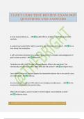 CLEET CERT TEST REVIEW EXAM 2025 QUESTIONS AND ANSWERS