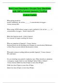 Red Cross Emergency Oxygen Test&comma; Questions with 100&percnt; Correct Answers &vert; Verified  &vert; Latest Update