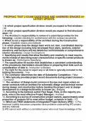 PROPRAC TEST 2 EXAM QUESTIONS AND ANSWERS GRADED A&plus; LATEST UPDATE&period;
