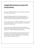Straighterline Business Law exam with correct answers