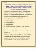 THE NATIONAL COUNSELING EXAM &lpar;NCE&rpar; LATEST 2025 ACTUAL  EXAM WITH COMPLETE QUESTIONS AND CORRECT DETAILED  ANSWERS &lpar;100&percnt; VERIFIED ANSWERS&rpar; &vert;ALREADY GRADED A&plus;&vert;  &vert;&vert;PROFESSOR VERIFIED&vert;&vert; &vert;&vert;BRANDNEW&excl;&excl;&excl;&vert;&vert;