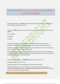 CRJ 104 FINAL EXAM 2025 QUESTIONS AND ANSWERS