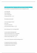 AAA Food Handler Exam &vert; Questions with Correct Answers&vert; Verified&vert; 100&percnt; Pass