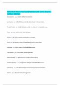Abeka World History Final Exam &vert; Questions with Correct Answers &vert; Verified &vert; 100&percnt; Pass