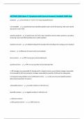 ACCTMIS 2300 Exam 3 &vert; Questions with Correct Answers&vert; Verified&vert; 100&percnt; Pass