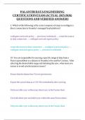 PALANTIR DATA ENGINEERING CERTIFICATION EXAM &lpar;ACTUAL 2025&sol;2026&rpar; QUESTIONS AND VERIFIED ANSWERS