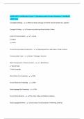 ASAP PACE Certification Exam &vert; Questions with Correct Answers &vert; Verified &vert; 100&percnt; Pass