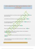 EPA 608 EXAM 2025 QUESTIONS AND ANSWERS