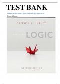 TEST BANK FOR A CONCISE INTRODUCTION TO LOGIC 11TH EDITION Patrick J&period; Hurley