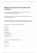 MSN 571 questions and answers with solutions