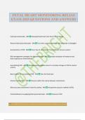 RELIAS INTRODUCTION TO FETAL MONITORING EXAM 2025 QUESTIONS AND ANSWERS