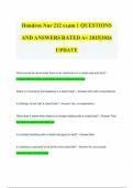 Hondros Nur 212 exam 1 QUESTIONS AND ANSWERS RATED A&plus; 2025&vert;2026 UPDATE