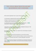 FP1 &sol; FULL PRACTICE EXAM 2025 QUESTIONS AND ANSWERS