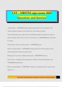 CST - NBSTSA app exams 2025 Questions and Answers
