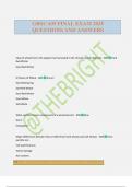 GRSC 635 FINAL EXAM 2025 QUESTIONS AND ANSWERS