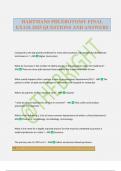 HARTMANS PHLEBOTOMY FINAL EXAM 2025 QUESTIONS AND ANSWERS
