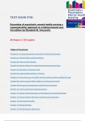 Essentials of Psychiatric Mental Health Nursing&colon; A Communication Approach to Evidence-Based Care&comma; 3rd Edition &ndash; Elizabeth M&period; Varcarolis &ndash; All Chapters 1&ndash;28 &ndash; Complete Test Bank