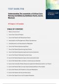  Understanding the Essentials of Critical Care Nursing 3rd Edition &ndash; Kathleen Perrin&comma; Carrie MacLeod &ndash; All Chapters 1&ndash;19 &ndash; Complete Test Bank