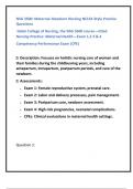 Exam &lpar;elaborations&rpar; NSG3500&sol; NSG 3500 &lpar;bsn&rpar; Maternal&ndash;Newborn Nursing NCLEX-Style Practice Questions 100&percnt; correct answers and explanations