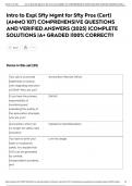 Intro to Expl Sfty Mgmt for Sfty Pros &lpar;Cert&rpar; &lpar;AMMO 107&rpar; COMPREHENSIVE QUESTIONS AND VERIFIED ANSWERS &lpar;2025&rpar; &vert;COMPLETE SOLUTIONS &vert;A&plus; GRADED &vert;100&percnt; CORRECT&excl;&excl;