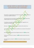 IICRC WRT & ASD EXAM 2025 QUESTIONS AND ANSWERS