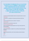NCCER IRON WORKER FINAL EXAM 2025  WITH ACTUAL CORRECT QUESTIONS  AND VERIFIED DETAILED ANSWERS  &vert;FREQUENTLY TESTED QUESTIONS AND  SOLUTIONS &vert;ALREADY GRADED  A&plus;&vert;BRAND NEW&excl;&excl;&vert;LATEST UPDATE  &vert;GUARANTEED PASS 