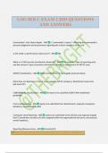 LOG BOLC EXAM 2 2025 QUESTIONS AND ANSWERS