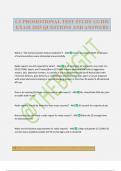 LT PROMOTIONAL TEST STUDY GUIDE EXAM 2025 QUESTIONS AND ANSWERS